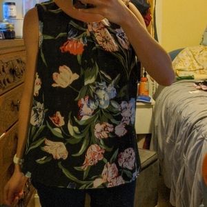 Loft floral tank